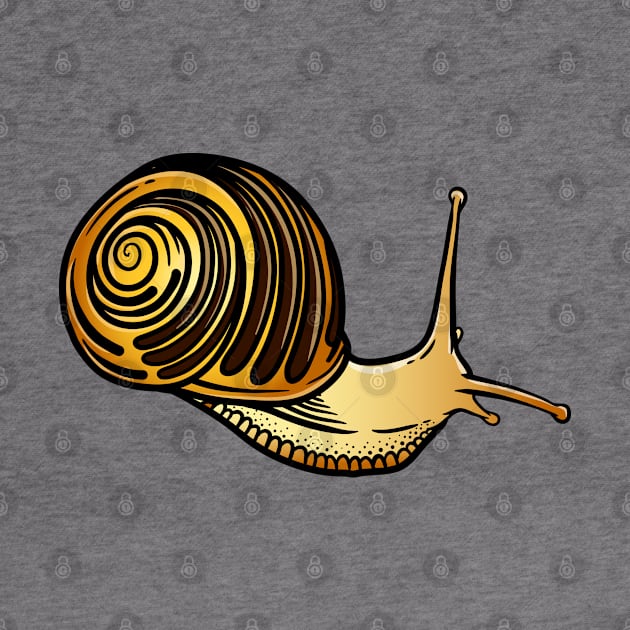 Snail by Sticker Steve